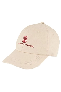 Brunello Cucinelli Logo Embroidered Cap