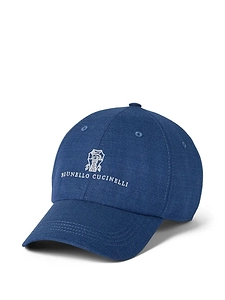 Brunello Cucinelli Logo Embroidered Baseball Hat