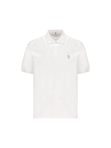 Brunello Cucinelli Logo Embroidered Short-Sleeved Polo Shirt