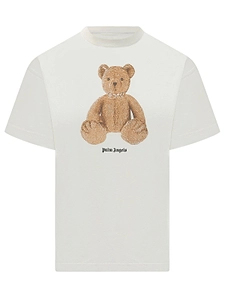 Palm Angels Bear Printed Crewneck T-Shirt