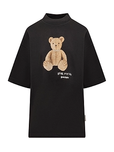 Palm Angels Bear Printed Crewneck T-Shirt