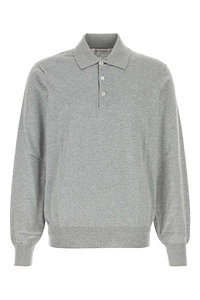 Brunello Cucinelli Long-Sleeved Knitted Polo Shirt