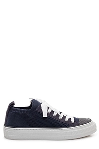 Brunello Cucinelli Mesh Panel Low-Top Sneakers