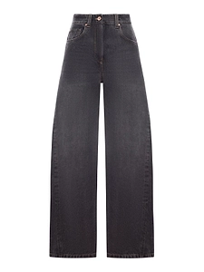 Brunello Cucinelli Mid-Waisted Wide-Leg Jeans