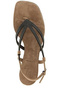 Brunello Cucinelli Monile Heeled Sandals