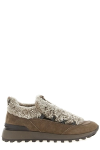 Brunello Cucinelli Monile Shearling Slip-Ons