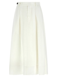 Brunello Cucinelli Monili Detailed A-Line Midi Skirt