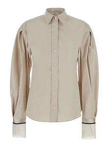 Brunello Cucinelli Monili Detailed Long Sleeved Shirt