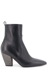 Brunello Cucinelli Monili-Embellished Heeled Boots