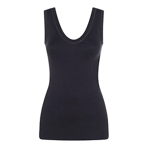 Brunello Cucinelli Monili Embellished Trim Ribbed-Knit Tank Top