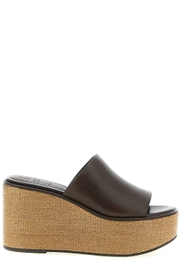 Brunello Cucinelli Open-Toe Platform Sandals
