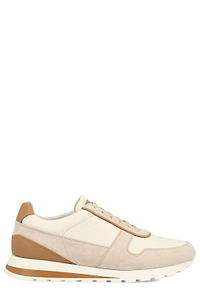 Brunello Cucinelli Panelled Lace-Up Sneakers