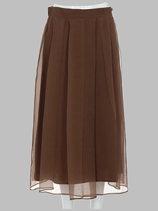 Pleated Midi Skirt