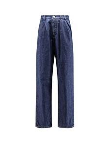 Brunello Cucinelli Pleated Relaxed-Fit Jeans