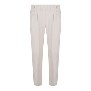 Brunello Cucinelli Pleated Elastic-Waist Pants