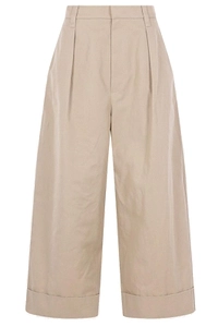 Brunello Cucinelli Pleated Wide-Leg Trousers