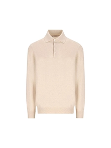Brunello Cucinelli Long-Sleeved Knitted Polo Shirt