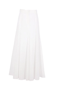 Poplin Flared Skirt