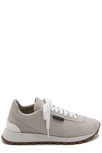 Brunello Cucinelli Round-Toe Lace-Up Trainers