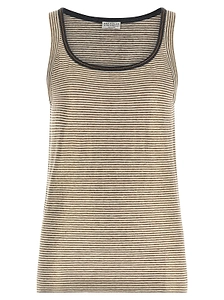 Brunello Cucinelli Striped Tank Top