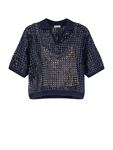 Brunello Cucinelli Sequinned V-Neck Jumper