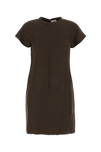 Brunello Cucinelli Short-Sleeve Mini Dress
