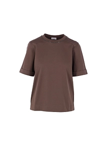 Brunello Cucinelli Shiny Trims Jersey T-Shirt