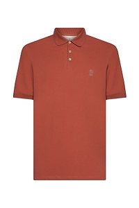 Brunello Cucinelli Short-Sleeve Polo Shirt