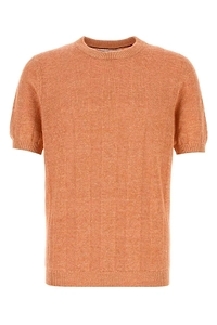 Brunello Cucinelli Short-Sleeve Knitted Top