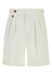Brunello Cucinelli Turn-Up Hem Pleated Shorts