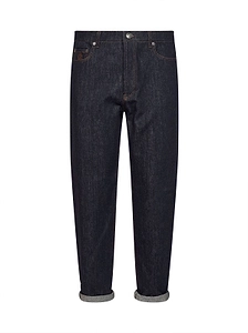Brunello Cucinelli Turned-Up Hem Jeans