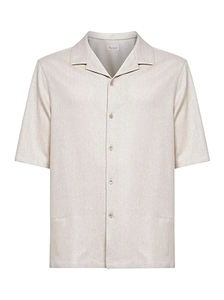Brunello Cucinelli Short-Sleeved Button-Up Shirt