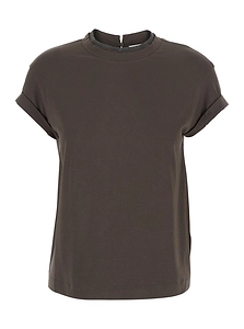 Brunello Cucinelli Short-Sleeved Crewneck T-Shirt