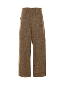 Donegal Baggy Five-Pocket Trousers