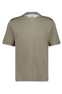 Brunello Cucinelli Short Sleeved Crewneck T-Shirt