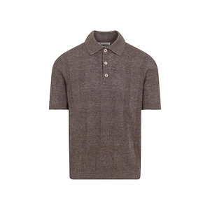 Brunello Cucinelli Short-Sleeved Knitted Polo Shirt