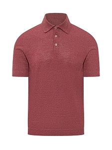 Brunello Cucinelli Short Sleeved Knitted Polo Shirt