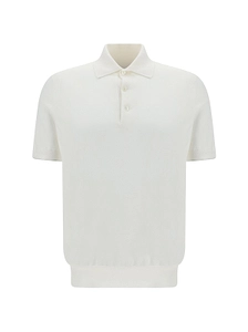 Short-Sleeved Buttoned Polo Shirt