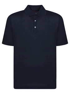 Brunello Cucinelli Short Sleeved Knitted Polo Shirt