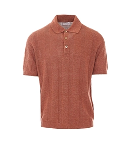 Brunello Cucinelli Short-Sleeved Knitted Polo Shirt