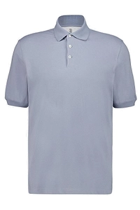 Short-Sleeved Straight-Hem Polo Shirt