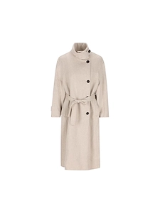 Brunello Cucinelli Single-Breasted Belted Coat