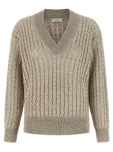 Brunello Cucinelli V-Neck Long Sleeved Jumper