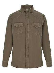Brunello Cucinelli Western Corduroy Shirt