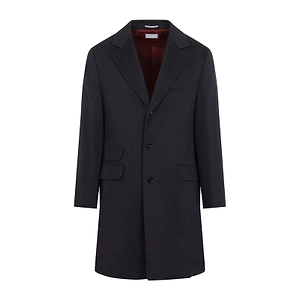 Brunello Cucinelli Single Breasted Button-Up Coat
