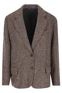 Brunello Cucinelli Single-Breasted Jacket