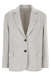 Brunello Cucinelli Single Breasted Long Sleeved Blazer