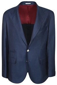Brunello Cucinelli Single-Breasted Tailored Blazer