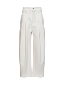 Brunello Cucinelli Wrinkled Denim Five-Pocket Baggy Trousers