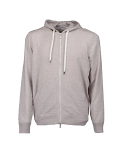 Brunello Cucinelli Zip-Up Drawstring Hoodie